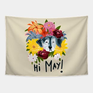 Hi May #2 Tapestry