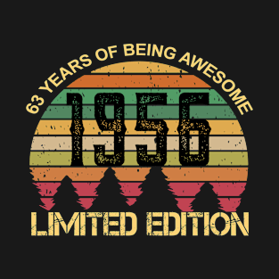 63 Years Of Being Awesome Limited Edition 63rd Birthday Gift T-Shirt