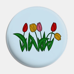 Tulips Pin