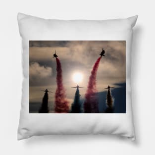 RAF Red Arrows Rollbacks Pillow