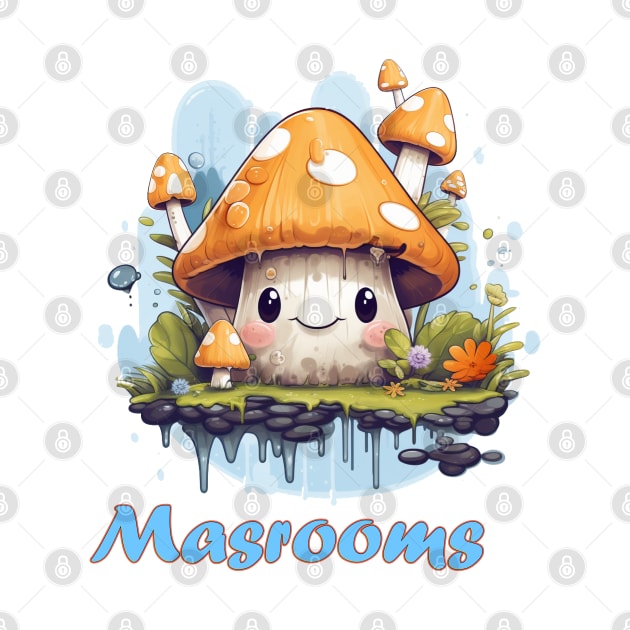 Maitake mushrooms by Printashopus