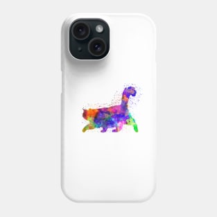 burma cat in watercolor Phone Case