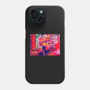 'Flower Vase' by Lovis Corinth REMASTERED TECHNICOLOR Phone Case