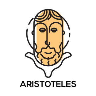 Aristoteles Monoline Design T-Shirt