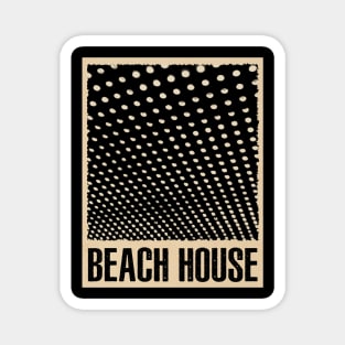 Graphic Art Beach Music Magnet