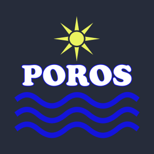 POROS-Greece Sun Water T-Shirt