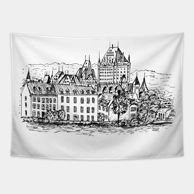 Quebec Tapestry by TeesAndTheCities