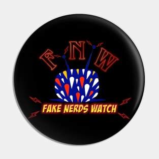 Fake Nerds Watch Logo Pin