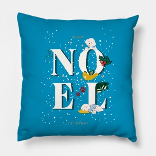 White Christmas Pillow