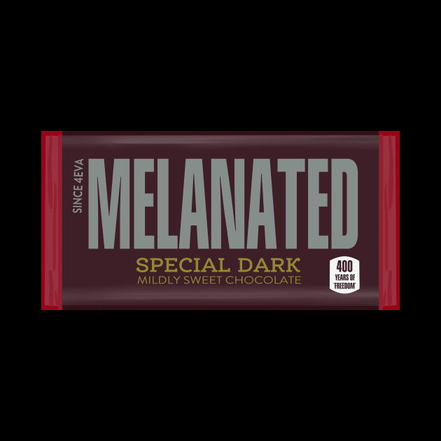 Melanated special dark chocolate by PointNWink Productions