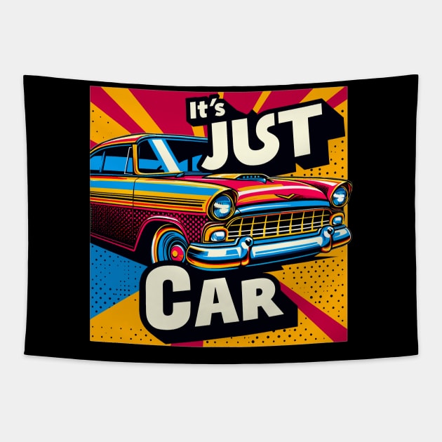 Classic Car Tapestry by Vehicles-Art