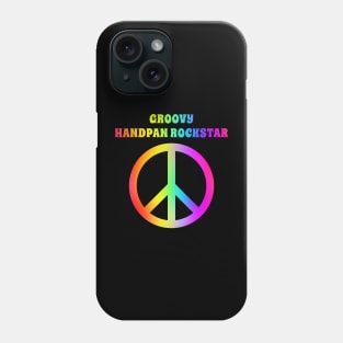 Groovy Handpan Player Peace Halloween Party Retro Vintage Phone Case