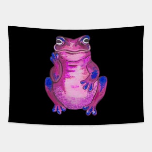 Big violet frog Tapestry