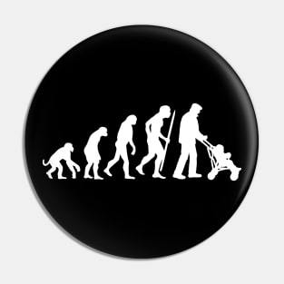 Evolution grandpa pram grandfather gift idea Pin