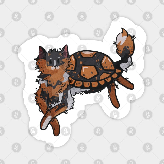 TORTOISE-shell cat Magnet by Feline Emporium