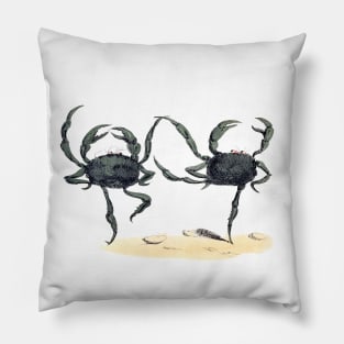 Crabs dancing ballet Pillow