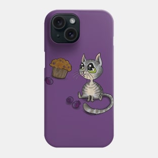 Blueberry Muffin Bloop Kitty Phone Case