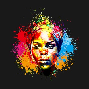 African woman watercolor T-Shirt