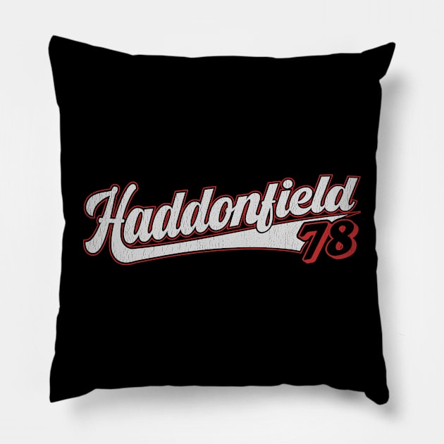 Haddonfield 78 Pillow by deadright