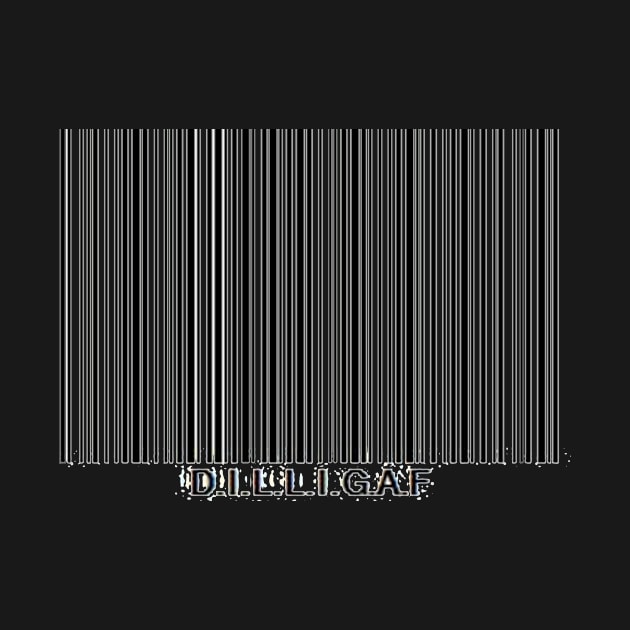 d.i.l.l.i.g.a.f barcode by bywhacky