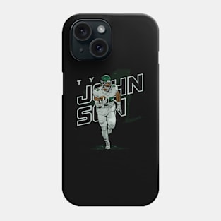 Ty Johnson New York J Player Map Phone Case