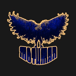 Mothman West Virginia Wing Humanoid Moth Retro Vintage Purple T-Shirt