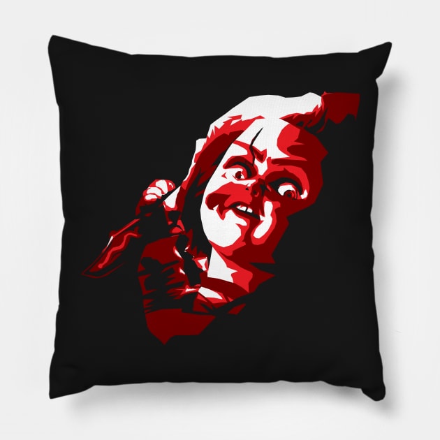 Chucky Pillow by EJTees