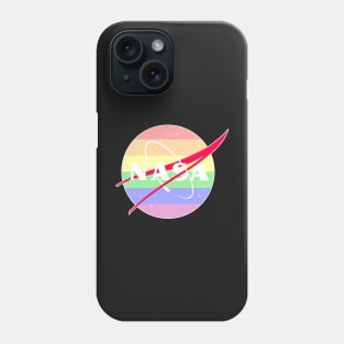 Pastel Nasa Logo - Rainbow Phone Case