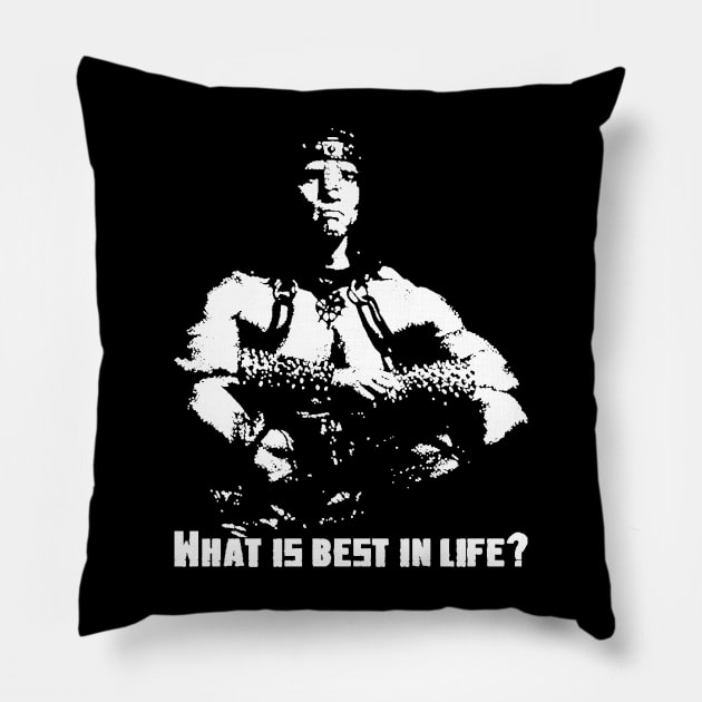 What Is Best In Life? Pillow by tewak50