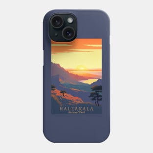 Haleakala National Park Travel Poster Phone Case