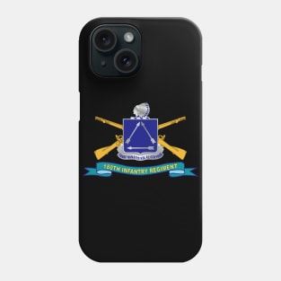 180th Infantry Regiment w Br - Ribbon X 300 Phone Case