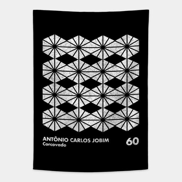 Antonio Carlos Jobim / Minimal Graphic Design Tribute Tapestry by saudade