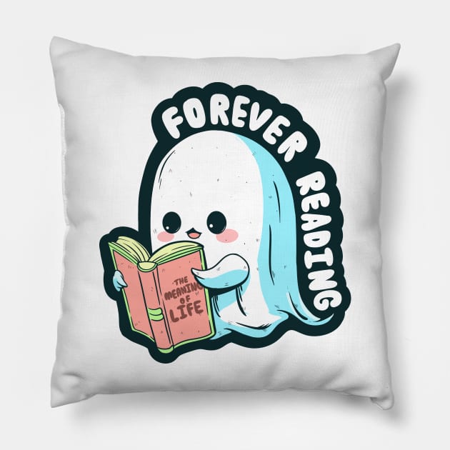 Forever Reading Pillow by Tabryant