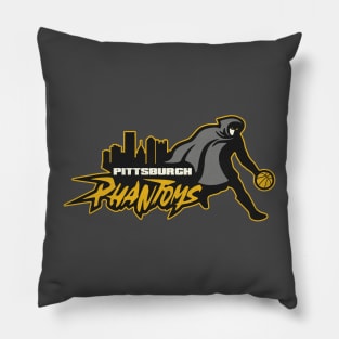 Defunct Pittsburgh Phantoms Basketball Team Pillow