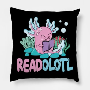 Readolotl - Axolotl lover Pillow