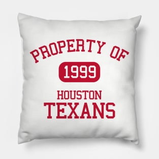 Property of Houston Texans Pillow