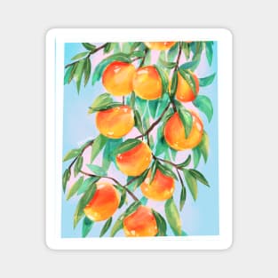 Peach tree Magnet