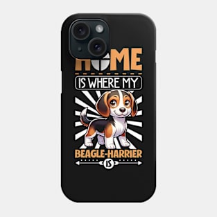 Home is with my Beagle-Harrier Phone Case