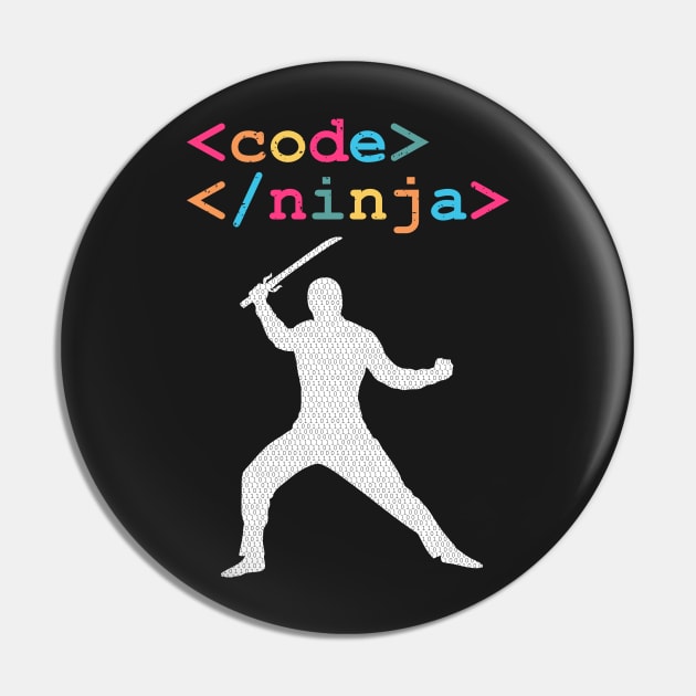 Code Ninja Pin by BraaiNinja