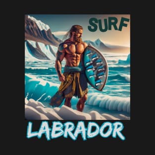 Labrador Surf City Viking Icebergs Classic Humor T-Shirt