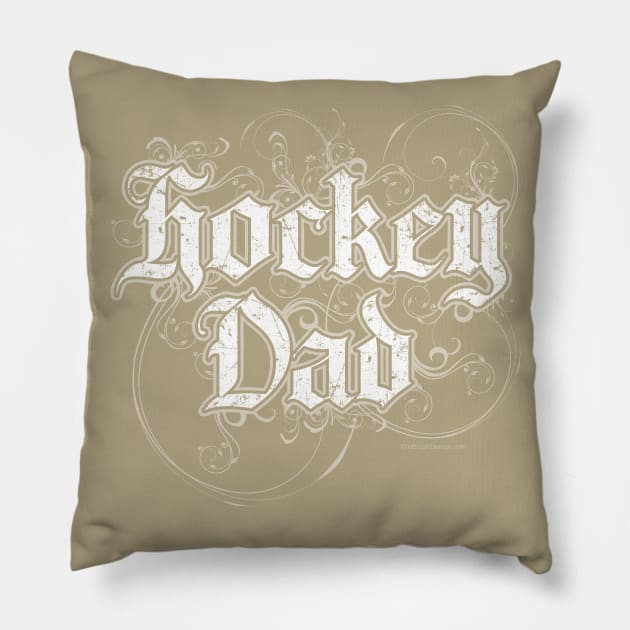 Hockey Dad Pillow by eBrushDesign