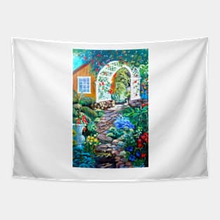 Garden Arbor Tapestry