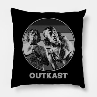 outkast retro Pillow