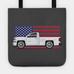 White usa Tote