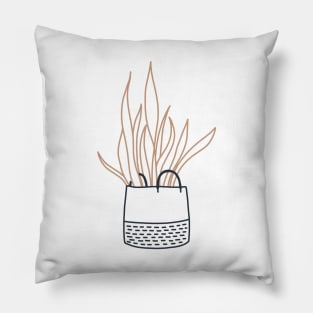 Minimalistic Plant Pillow