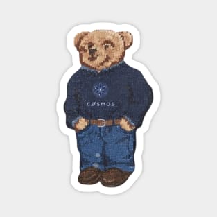 Cosmos Bear (Back of Shirt) Magnet