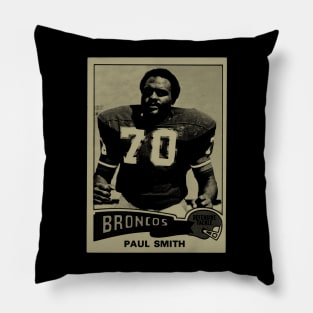 paul smith// black white design T-Shirt Pillow