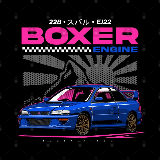 Subaru Impreza WRX STI 22B by squealtires