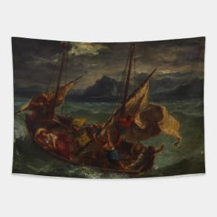 Christ on the Sea of Galilee by Eugene Delacroix Tapestry