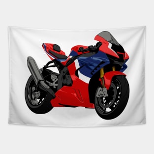 CBR1000RR Bike Illustration Tapestry